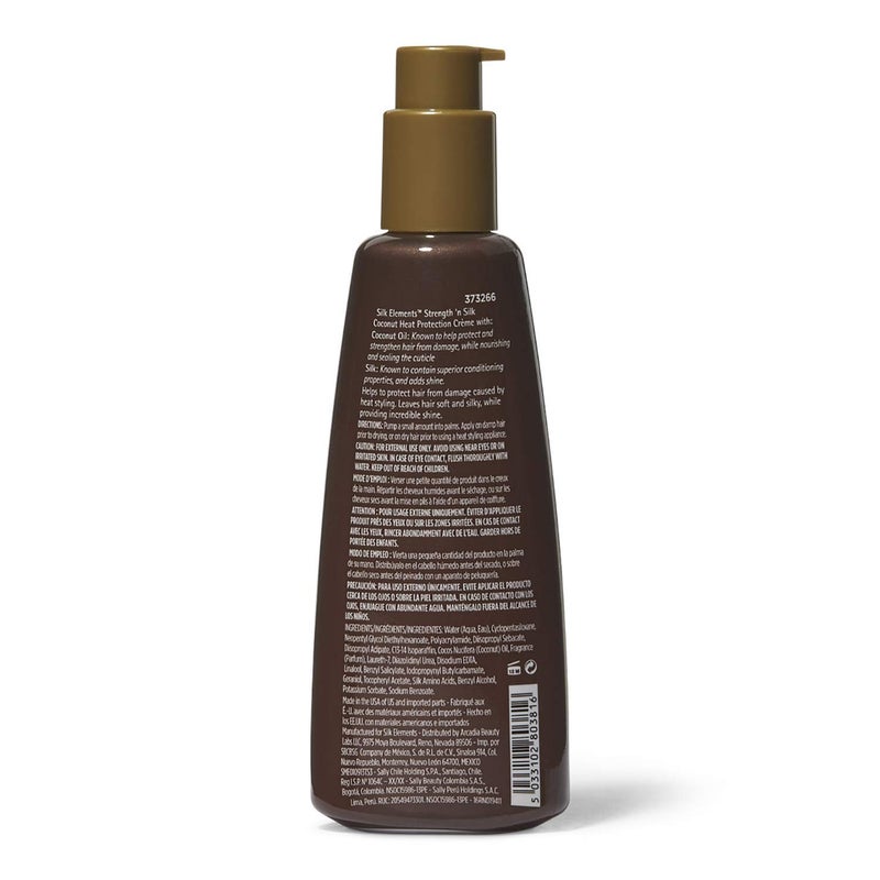 Silk Elements Heat Protection Creme, AntiFrizz, Smoothing, Coconut Oil and Silk, Relaxed or Natural Hair - Image 2